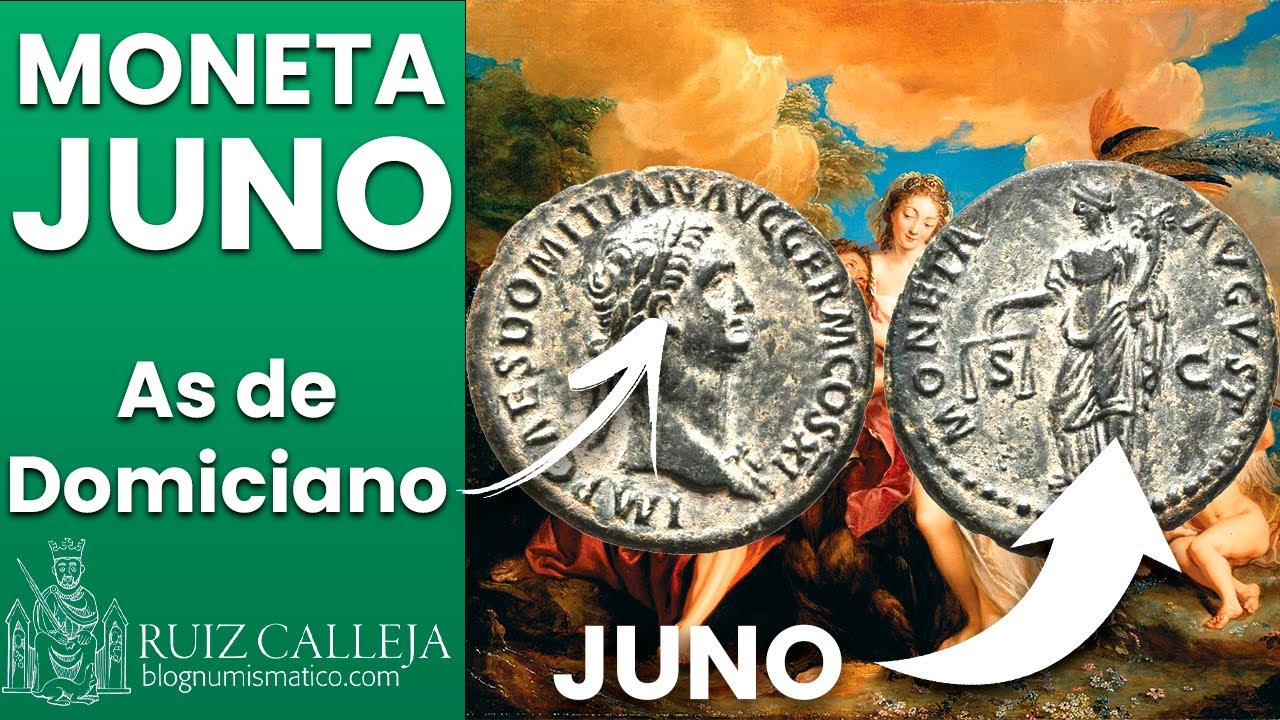 La DIOSA JUNO en un as de DOMICIANO! | Moneda Romana