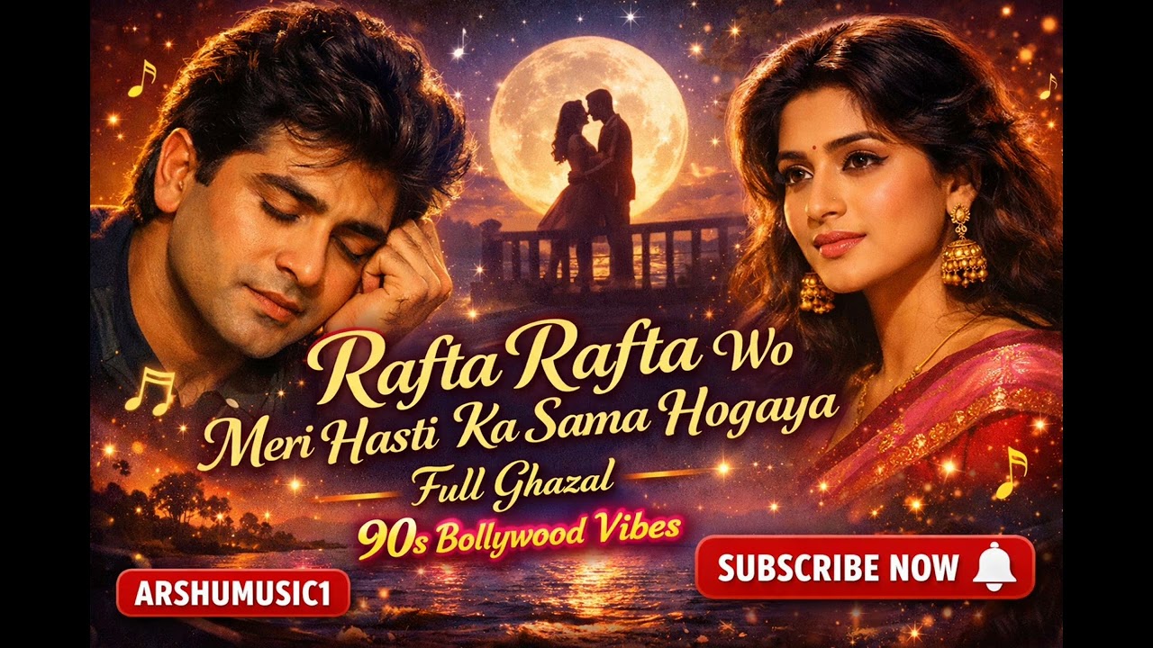 Rafta Rafta Wo Meri Hasti Ka Sama Ho Gaya | Full Ghazal | 90s Bollywood Vibes | ArshuMusic1