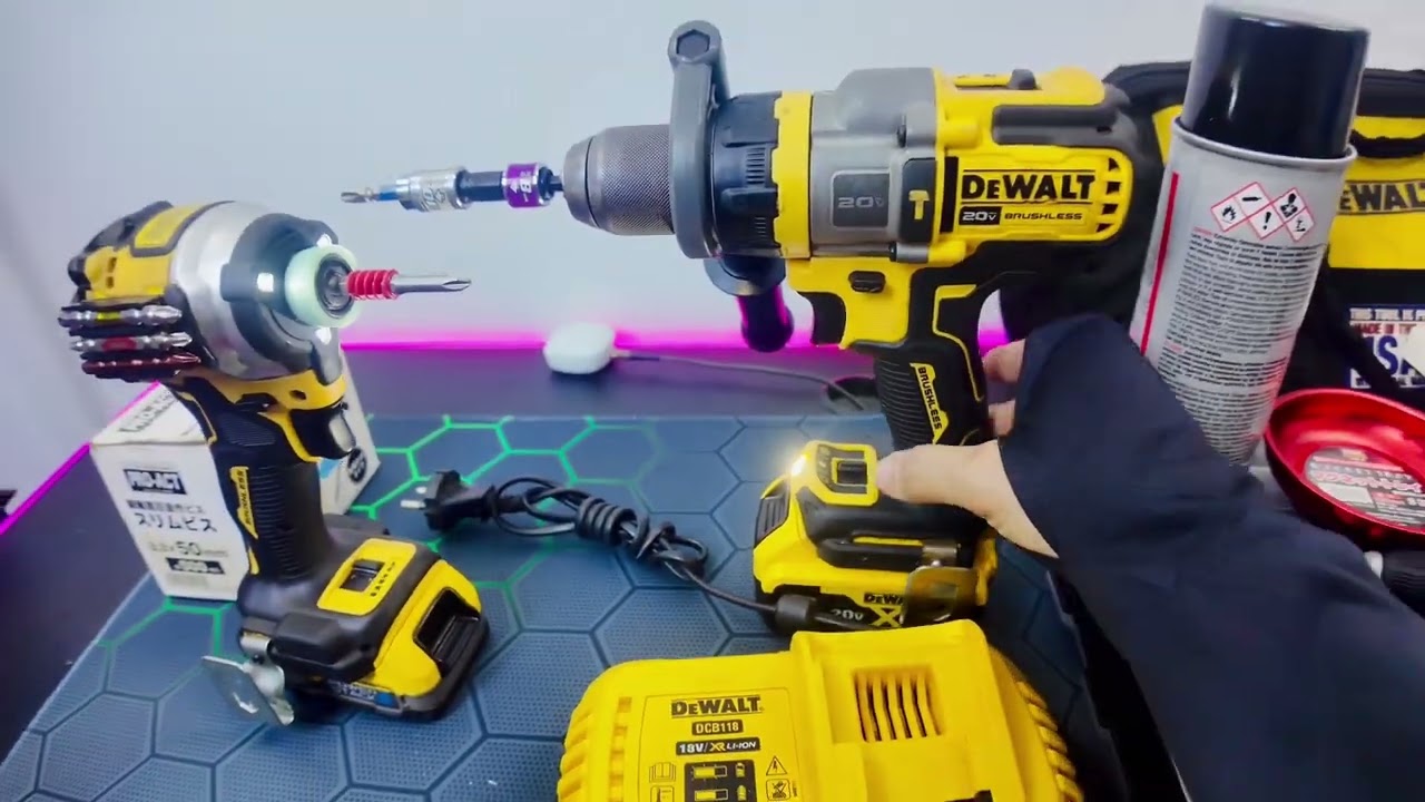 Combo Dewalt DCK21479 - Hàng bãi Mỹ- Dewalt Milwaukee Makita Anex Vessel Aeg Ryoby Hitachi Panasonic