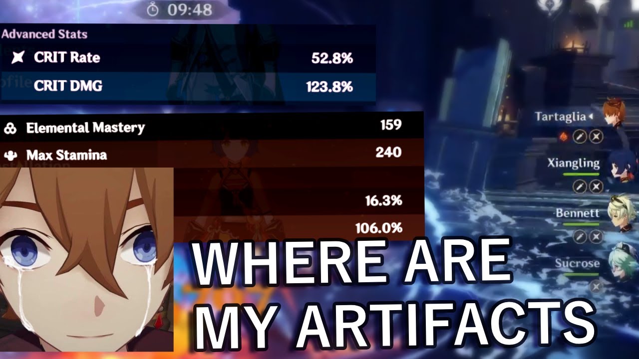 Very low investment... 4* weapons Childe International ft. Sucrose |【4.1 Spiral Abyss】