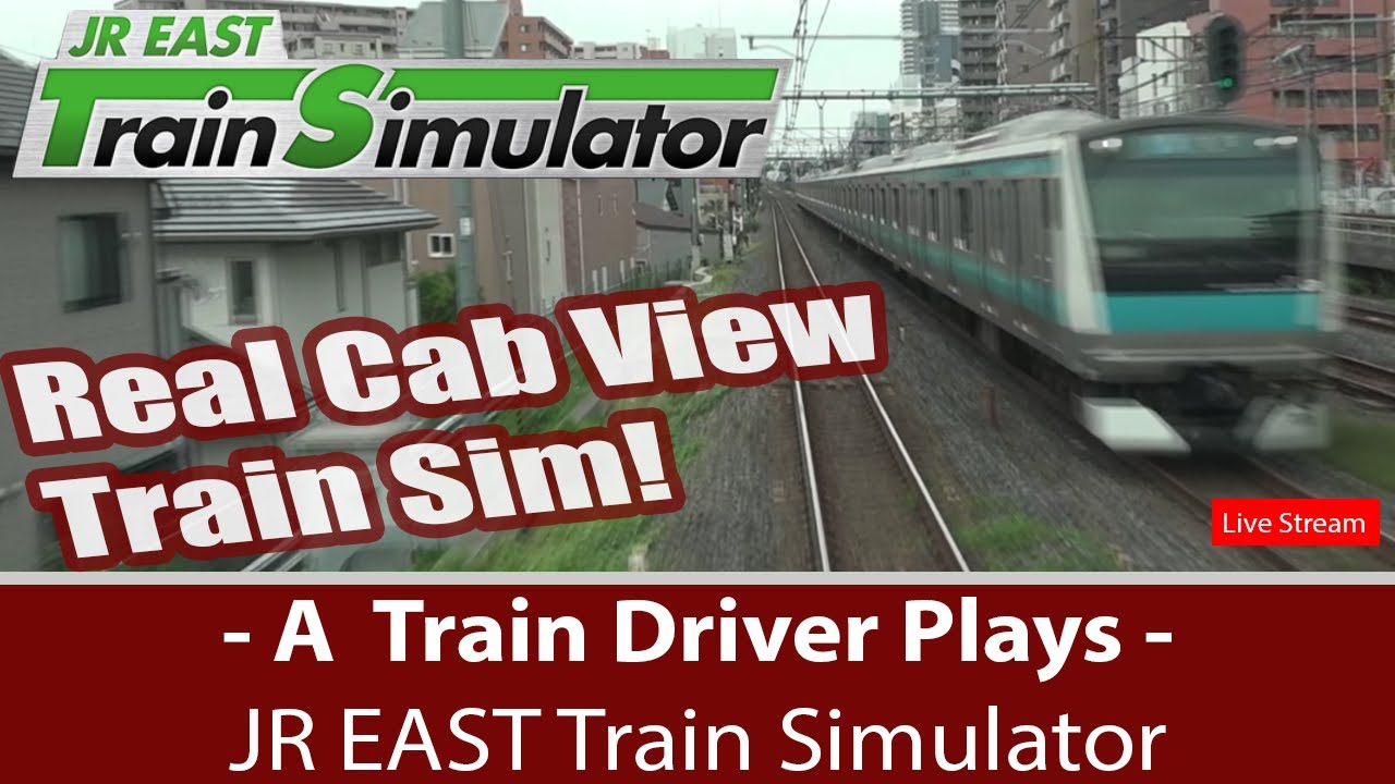 A Real Train Driver Plays  JR East Train Simulator. Real Japanese Train Cab Footage
