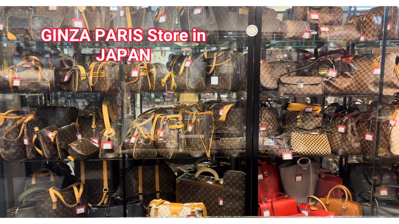 Ginza Paris A Second Hand Store in Japan #luxuryitems #louisvuitton #lv #secondhandluxuryitems