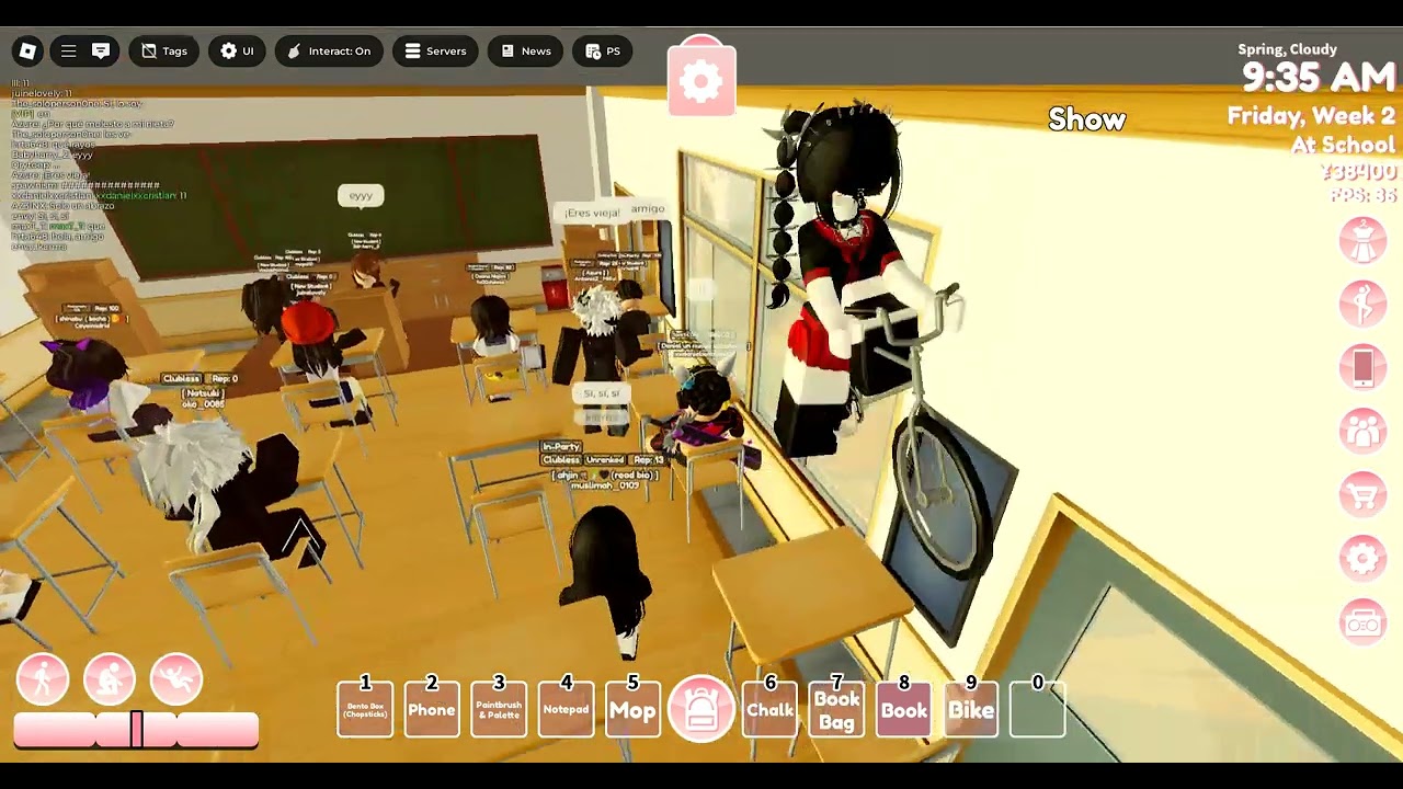 Yo jugando al roblox titulado Akademi Online [Ver. 1.0.87] yandere simulator parte 18 y estopasoreal