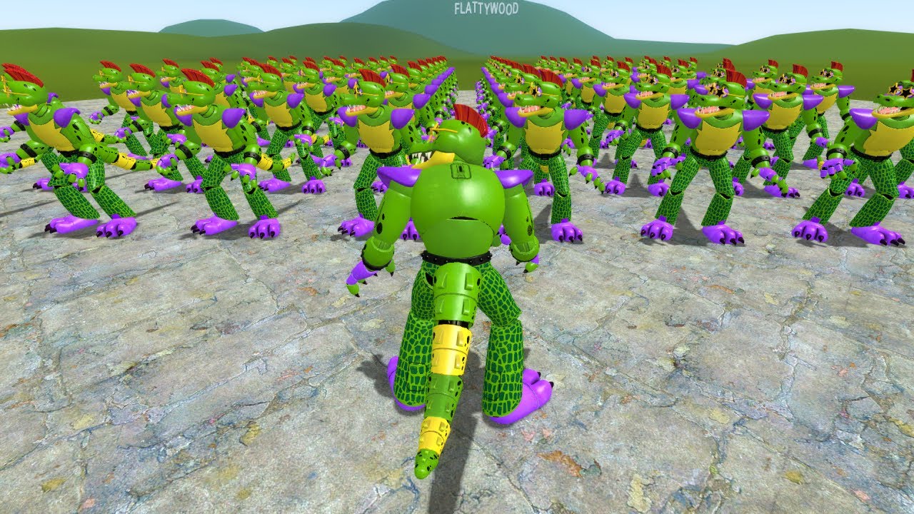 I BECAME MONTGOMERY GATOR!! Garry's Mod Sandbox [FNAF SECURITY BREACH]