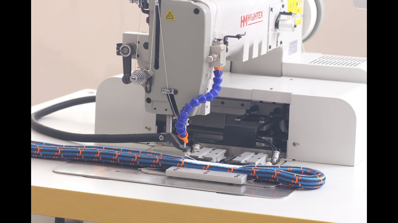 7273PLK automatic climbing rope stitching machine to India