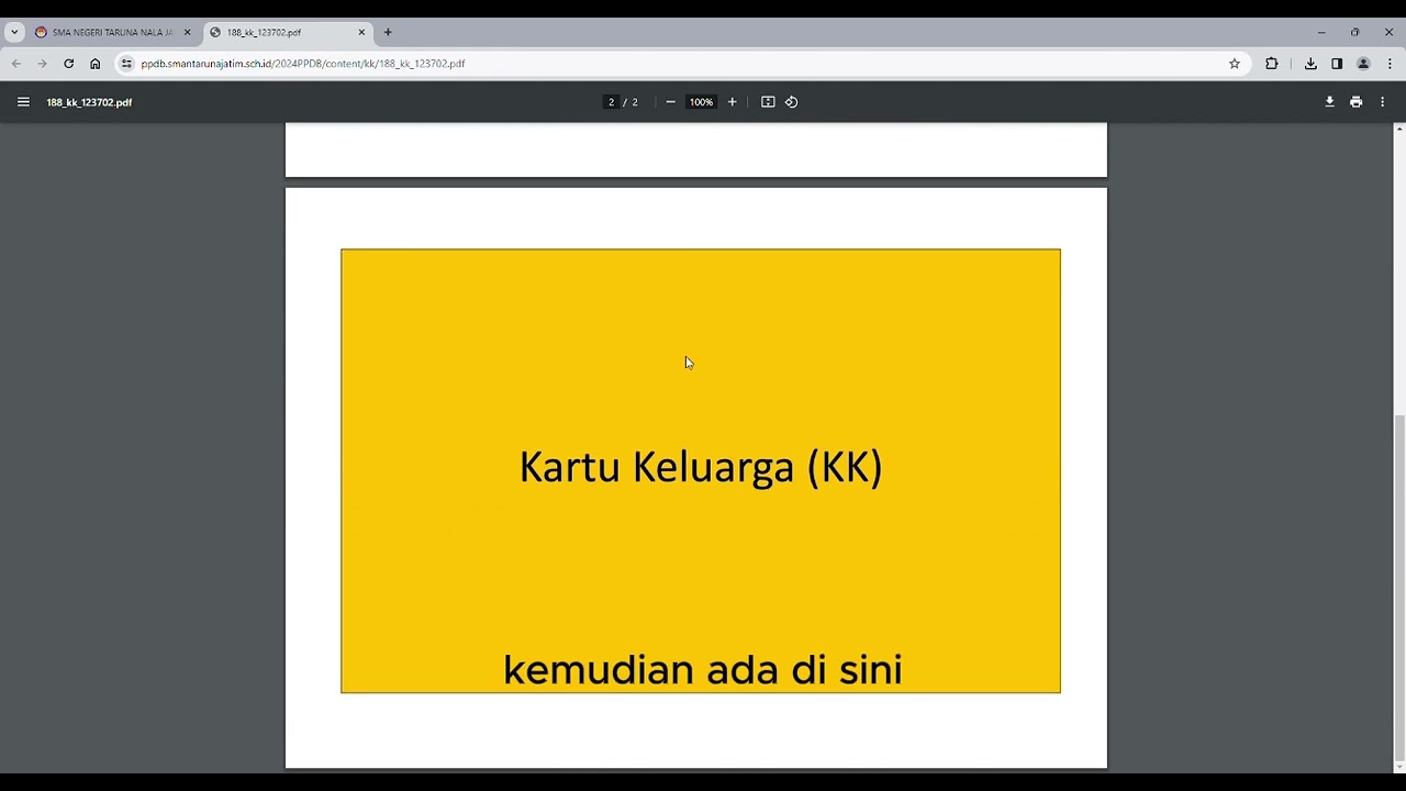 PPDB Online tutorial