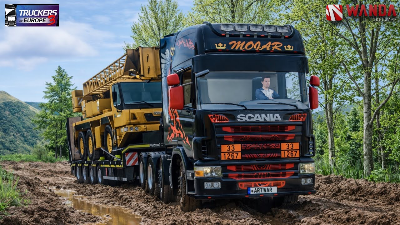 Oversized machinery with Scania offroad | Truckers of Europe 3 | realistic HD gameplay 