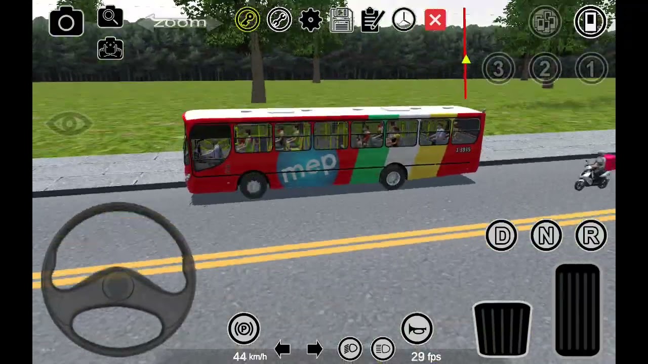 Ônibus do mep. red bus. 1 3915.