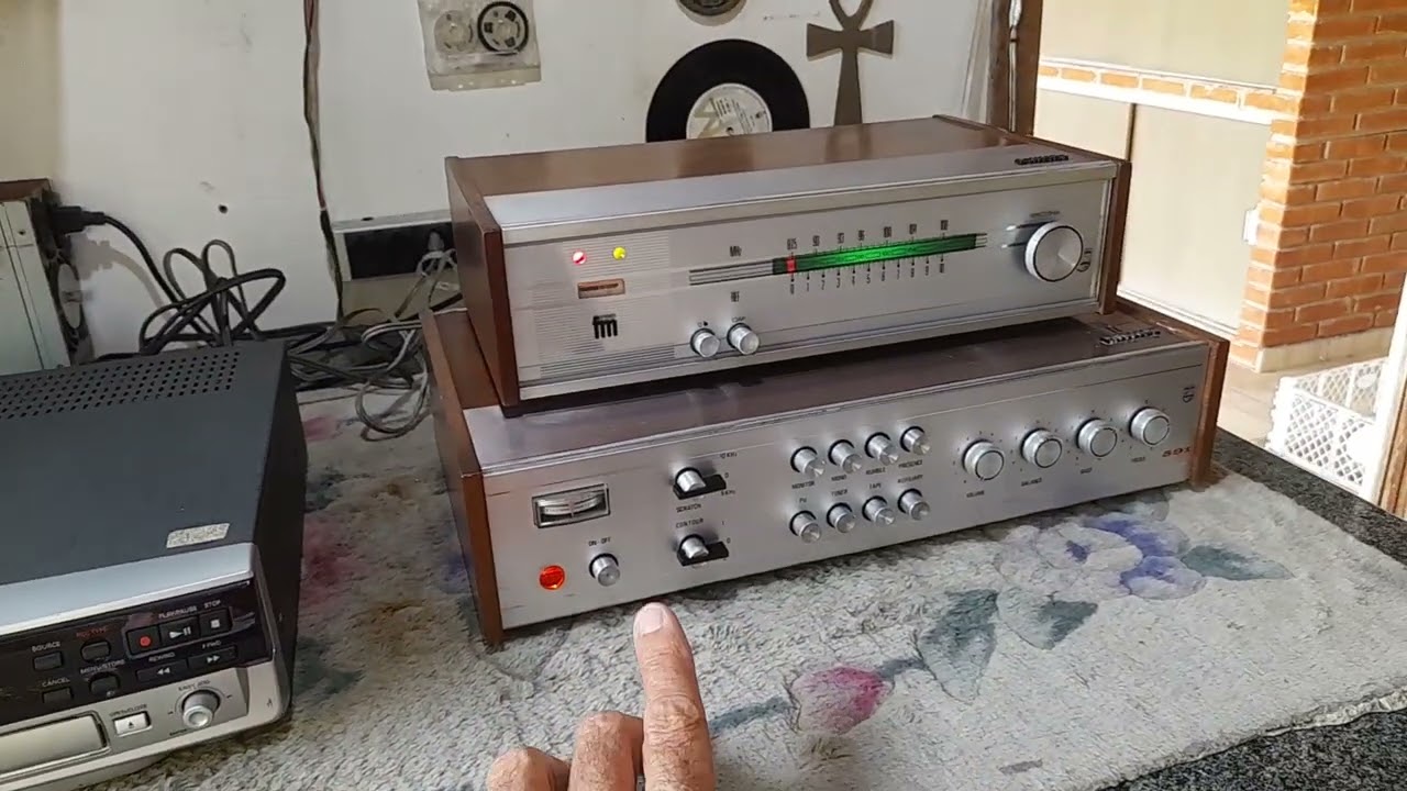 AMPLIFICADOR PHILIPS 591 HOLANDES COM TUNER