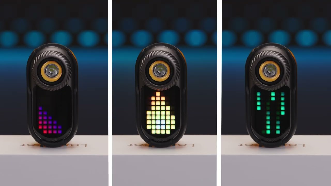 Meet LOOPDOT: World&rsquo;s First Pixel Display EDC Flashlight with a Fidget Dial