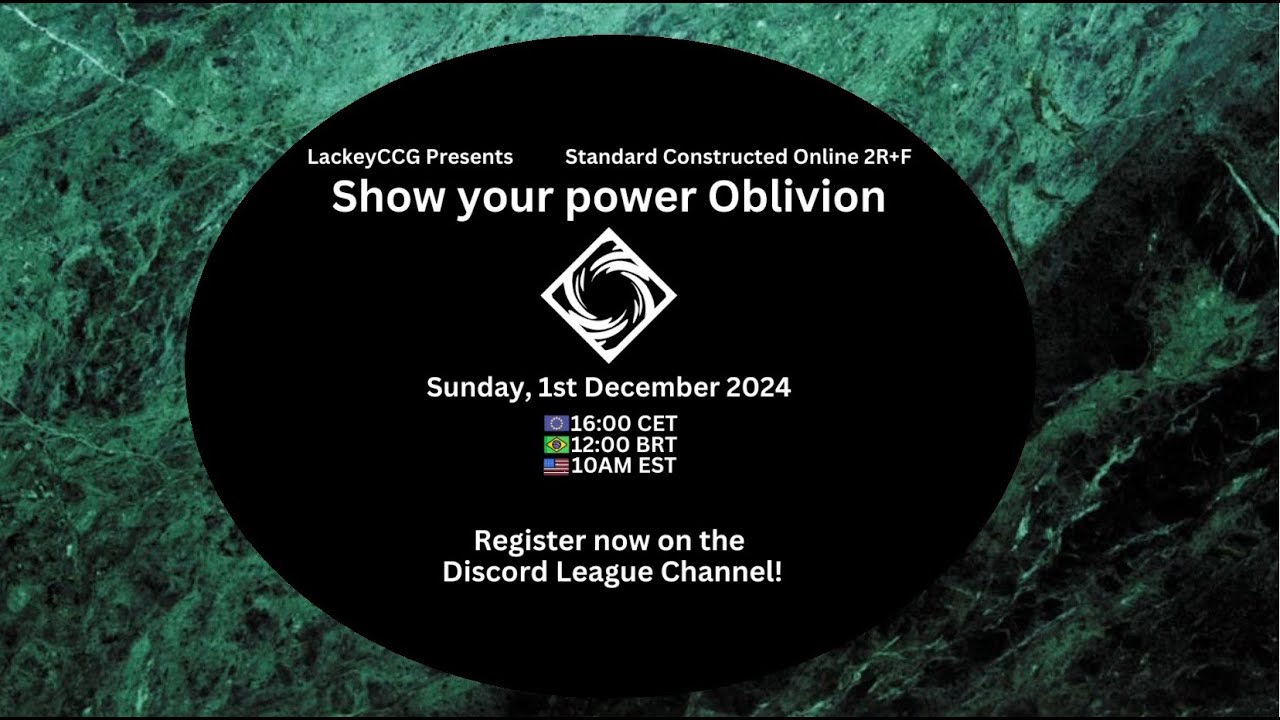 V:TES - League Final Table - Show your power Oblivion
