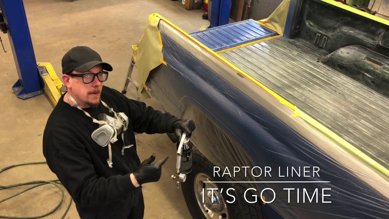 Как наносить лайнер Raptor шаг за шагом