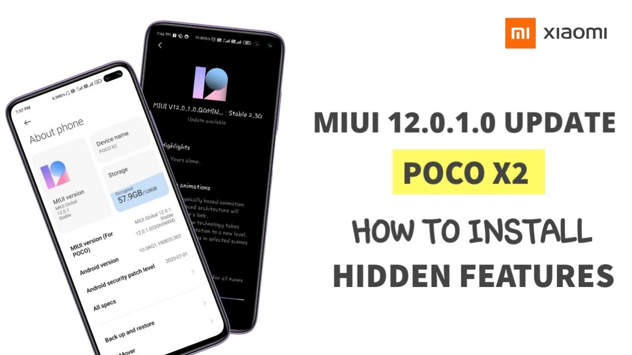 Official Miui 12 OTA for Poco X2 | Poco X2 miui 12.0.1.0 Update | How to Install Miui 12