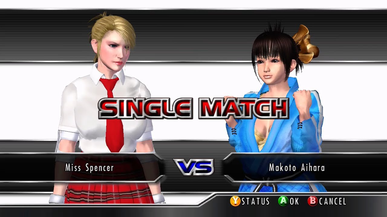 RUMBLE ROSES XX [XBOX 360/XBOX One] non-Title Match: Miss Spencer(C) vs Makoto Aihara!