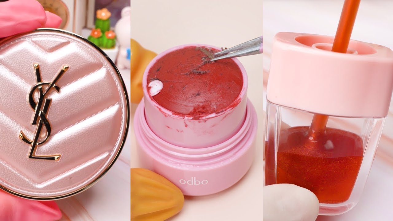 Depotting & Repairing My Favorite Damaged Makeup💄Satisfying Makeup Repair ASMR #887