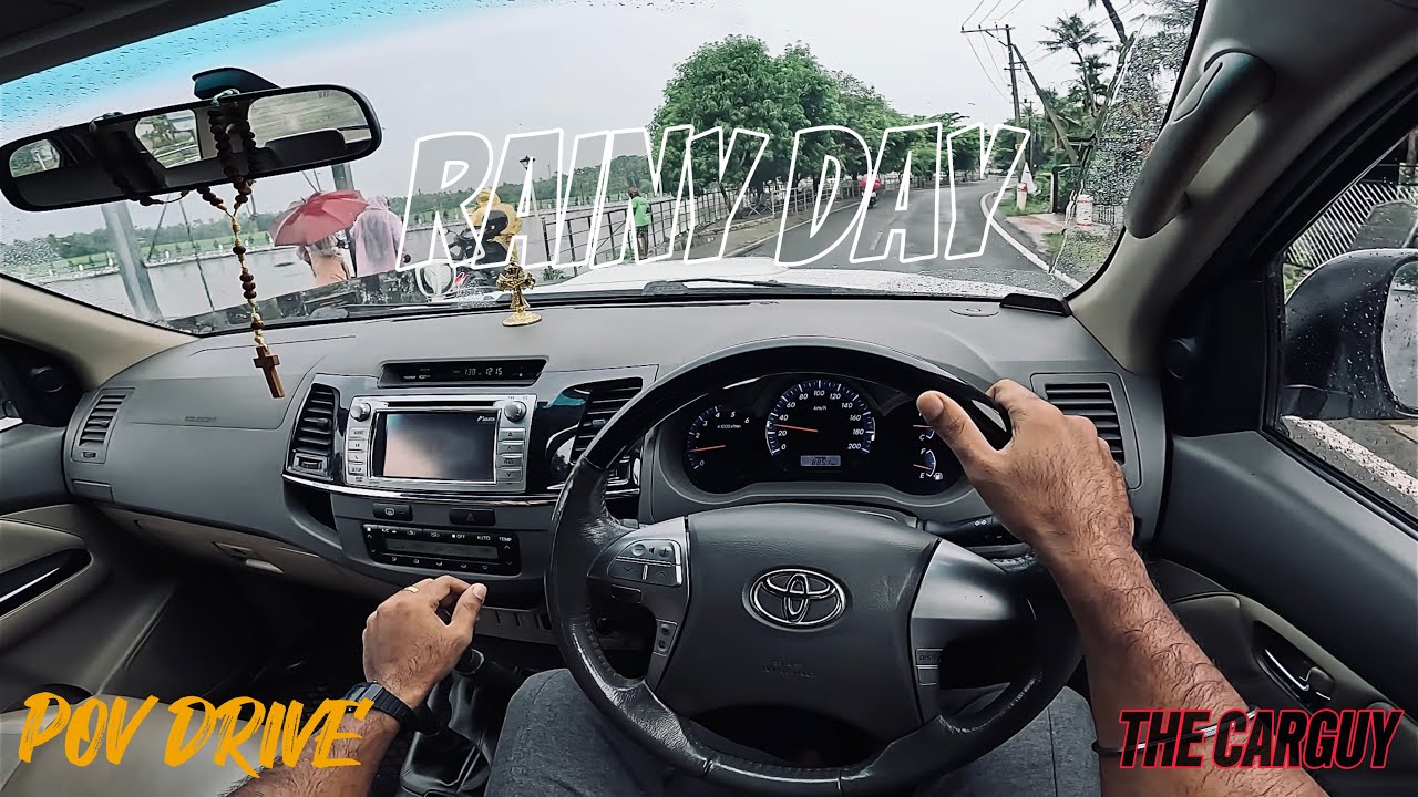 Toyota Fortuner 4x4 POV Driving | 2013 Model | Kerala | 3.0 L D4D | 4K | The Carguy | ASMR | #158 |
