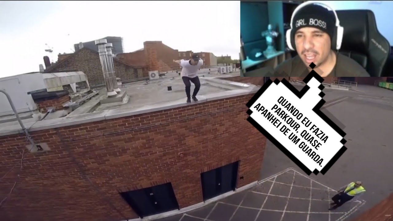 PIUZINHO fala da sua fase no PARKOUR e reage a FUGAS!!