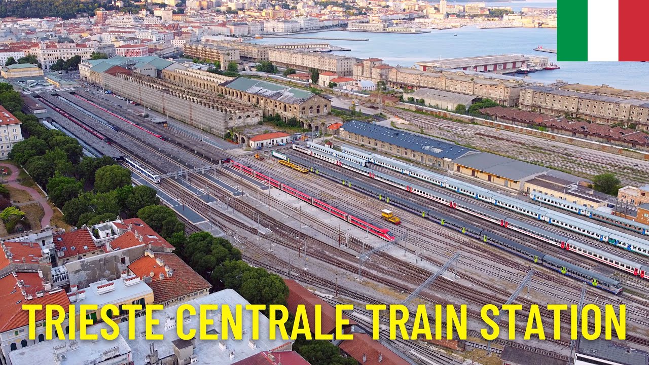 Trieste Centrale railway station - Aerial View