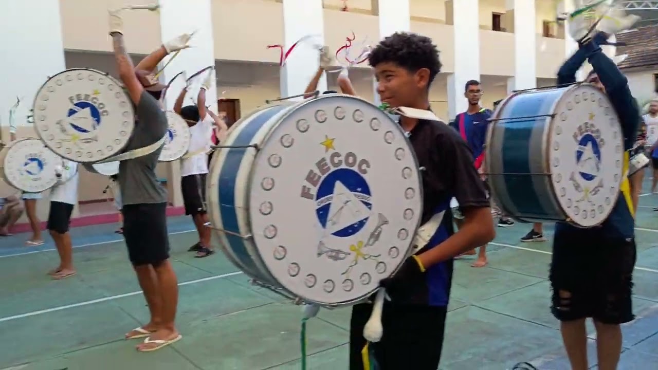 FANFARRA DA ESCOLA CLOTILDE ONOFRE, ENSAIANDO PARA O DESFILE 7 DE SETEMBRO 2025.