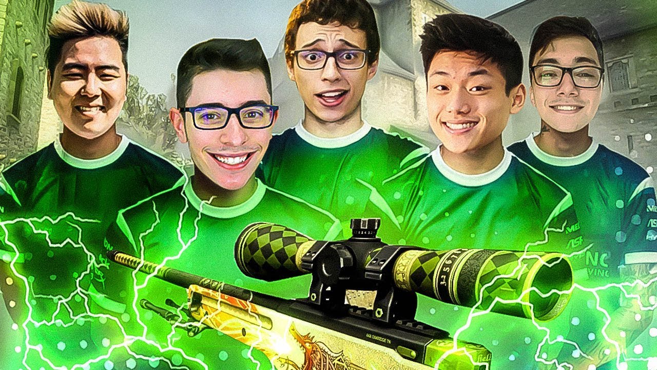 O NOVO TIME DOS YOUTUBERS DE CLASH ROYALE NO CS:GO! MD10 #1