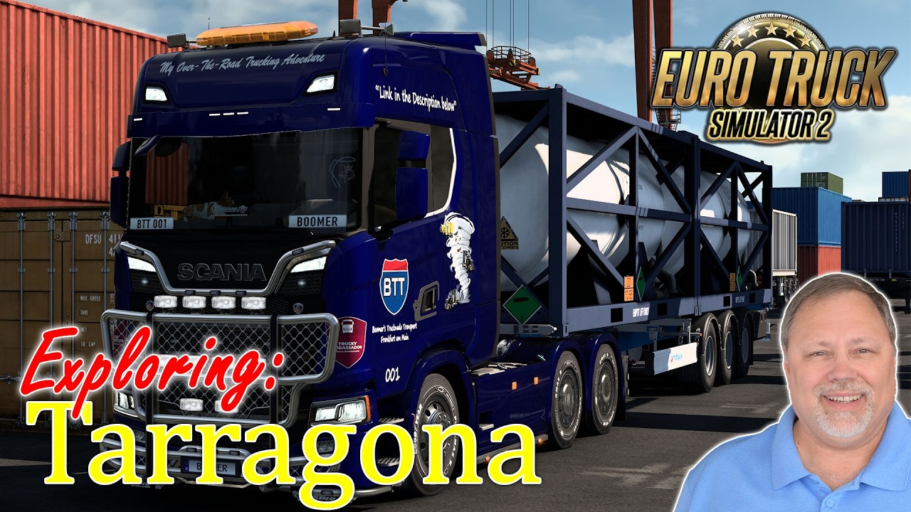 Знакомство с серией DLC Iberia в ETS2 — Таррагона