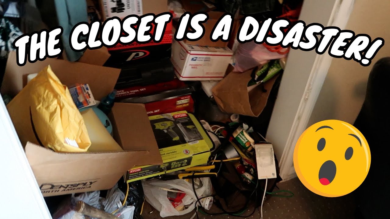 DISASTER CLOSET OVERHAUL |  FREE CLEANING FOR ELDERLY COUPLE