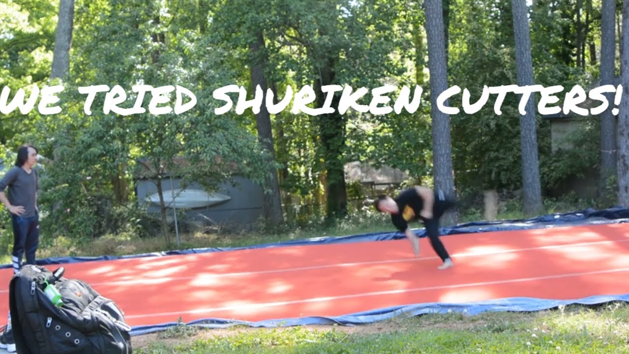 LEARNING A NEW MOVE (SHURIKEN CUTTER TRAINING) FT CHRIS SCHMIDT