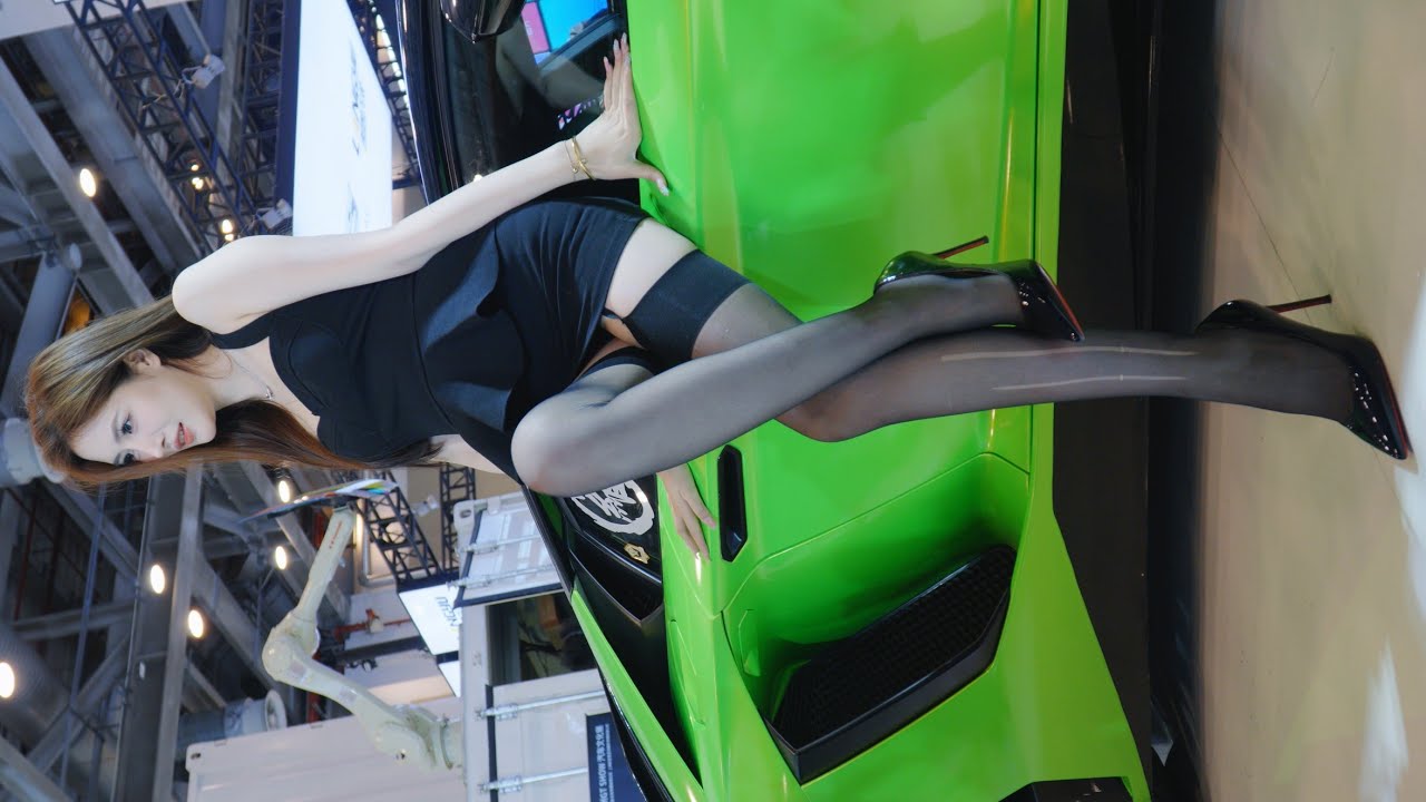 4K 2025蘇州GTSHOW改裝車展 車模 #啾啾嗚 Auto Salon #beautyleg #레이싱모델 Racing Model 07