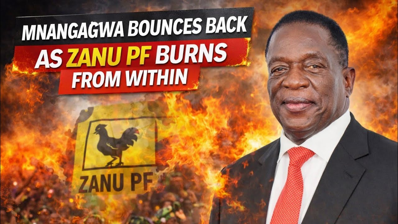 MNANGAGWA RUSHES BACK TO OFFICE AS ZANU PF BURN, OFFICE SAYS TO DEAL WITH EMERGENCIES