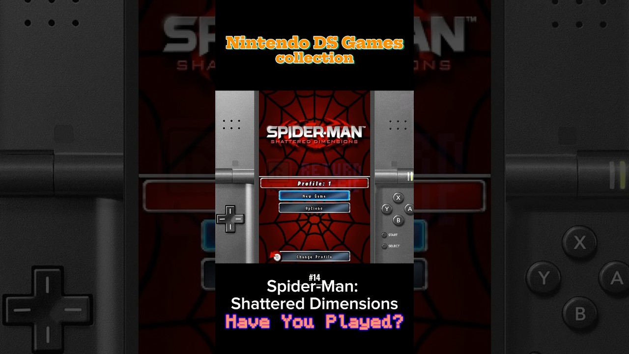 Relive the action-packed Spider-Man: Shattered Dimensions on DS! #spidermanshattereddimensions