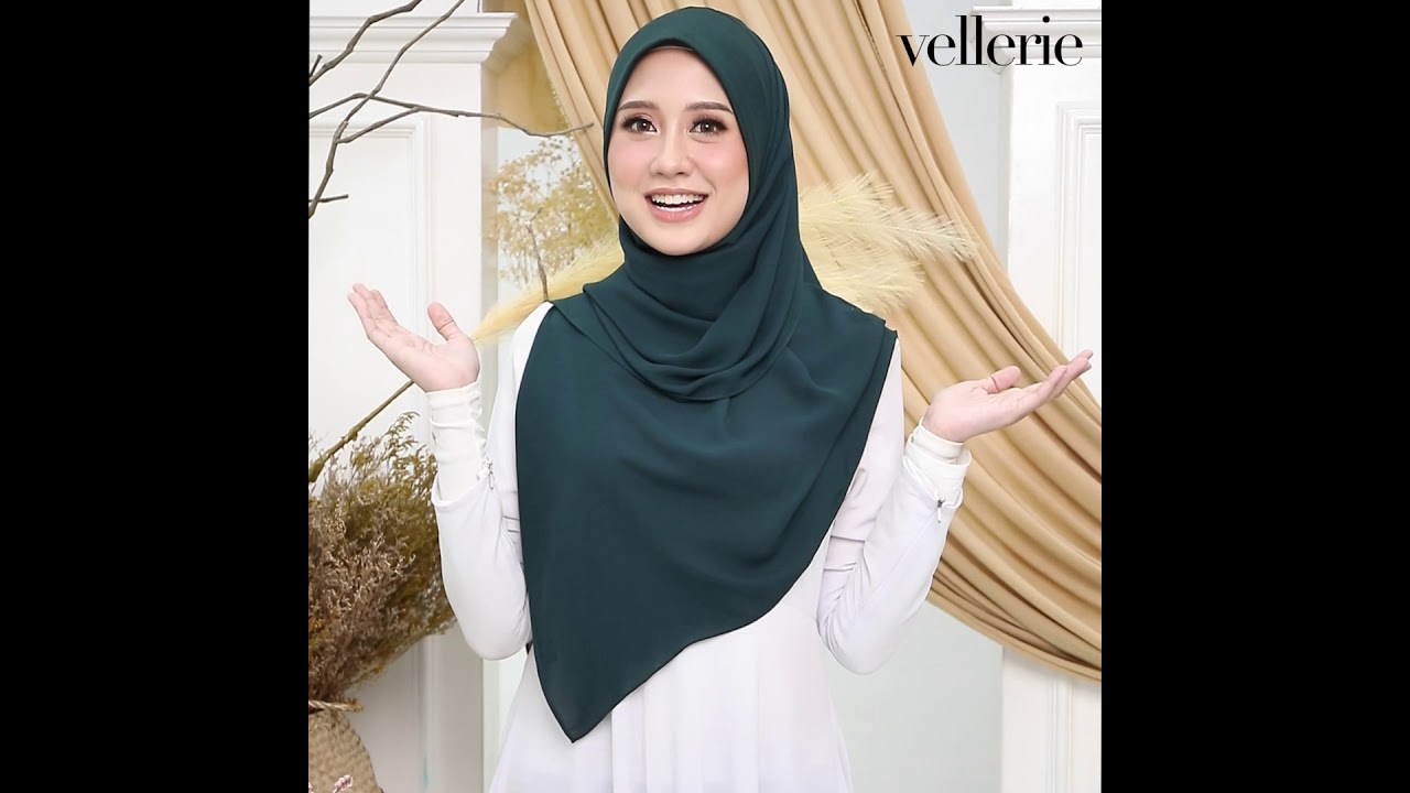 2 Gaya Bawal Instant yang wajib anda Cuba! Tutorial Bawal Instant | Instant Hijab Tutorial Vellerie