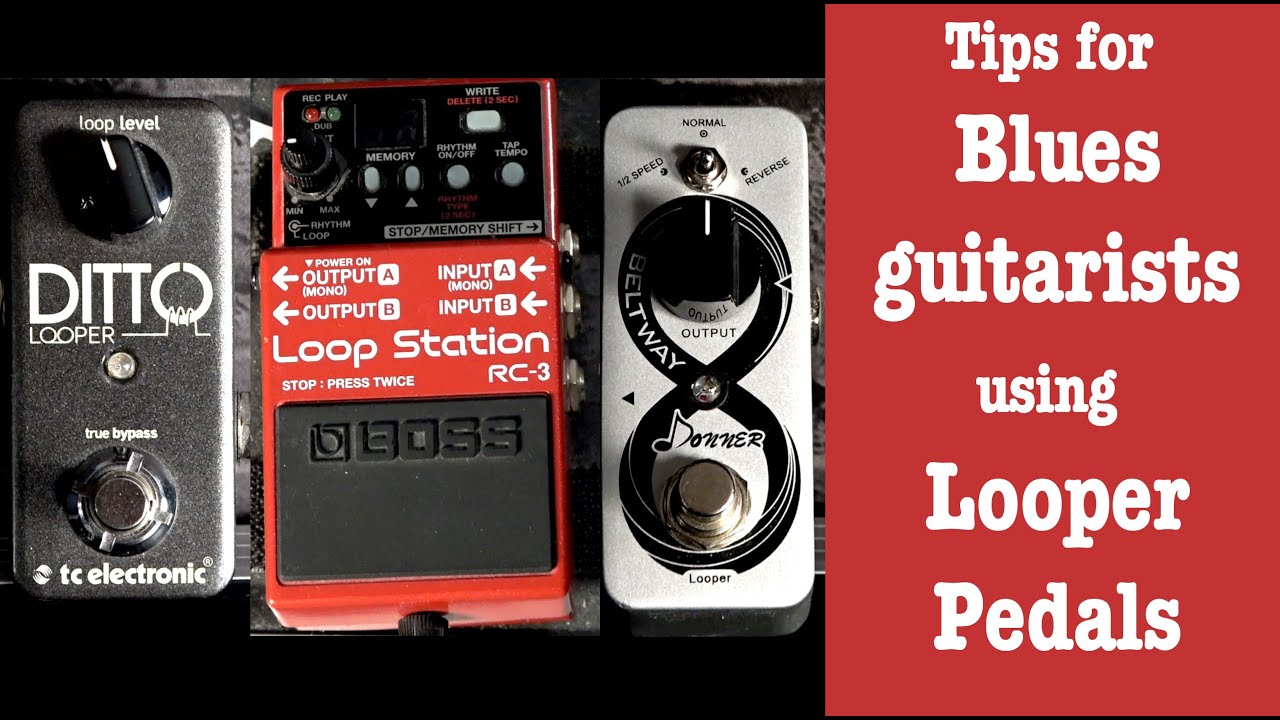 Как использовать педали Looper для занятий блюзом — урок игры на гитаре