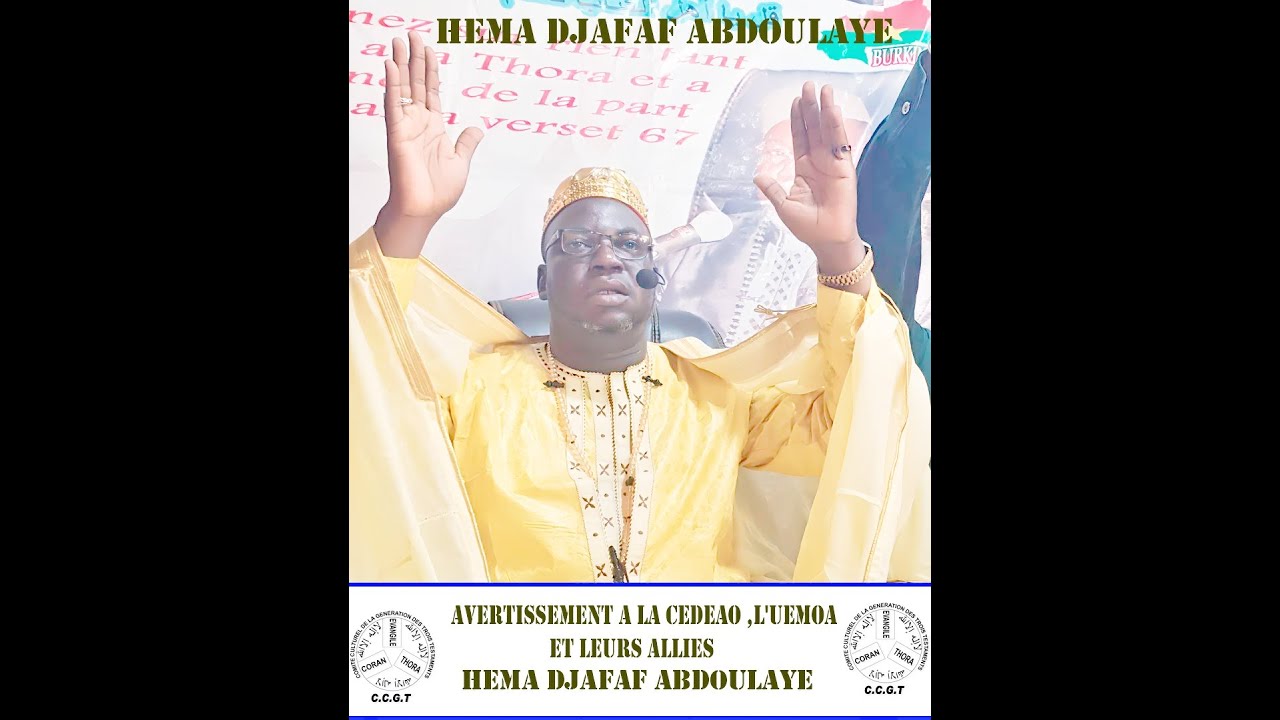 URGENTDJAFAR ABDOULAYE AVERTISSEMENT À LA CEDEAO,L'UEMOA ET LEURS ALLIÉS14 06 23