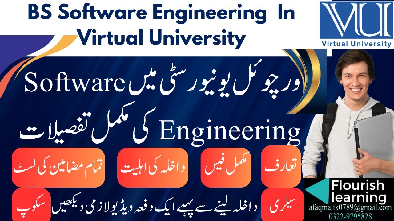 BS Software Engineering / Virtual University of Pakistan Admission 2025/ BSSE Admission VU 2025