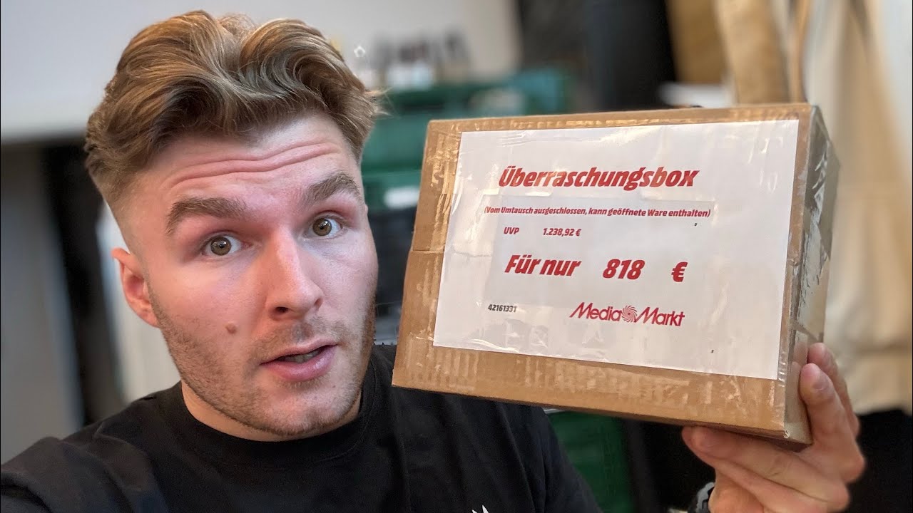 818€ MediaMarkt MYSTERY BOX UNBOXING !