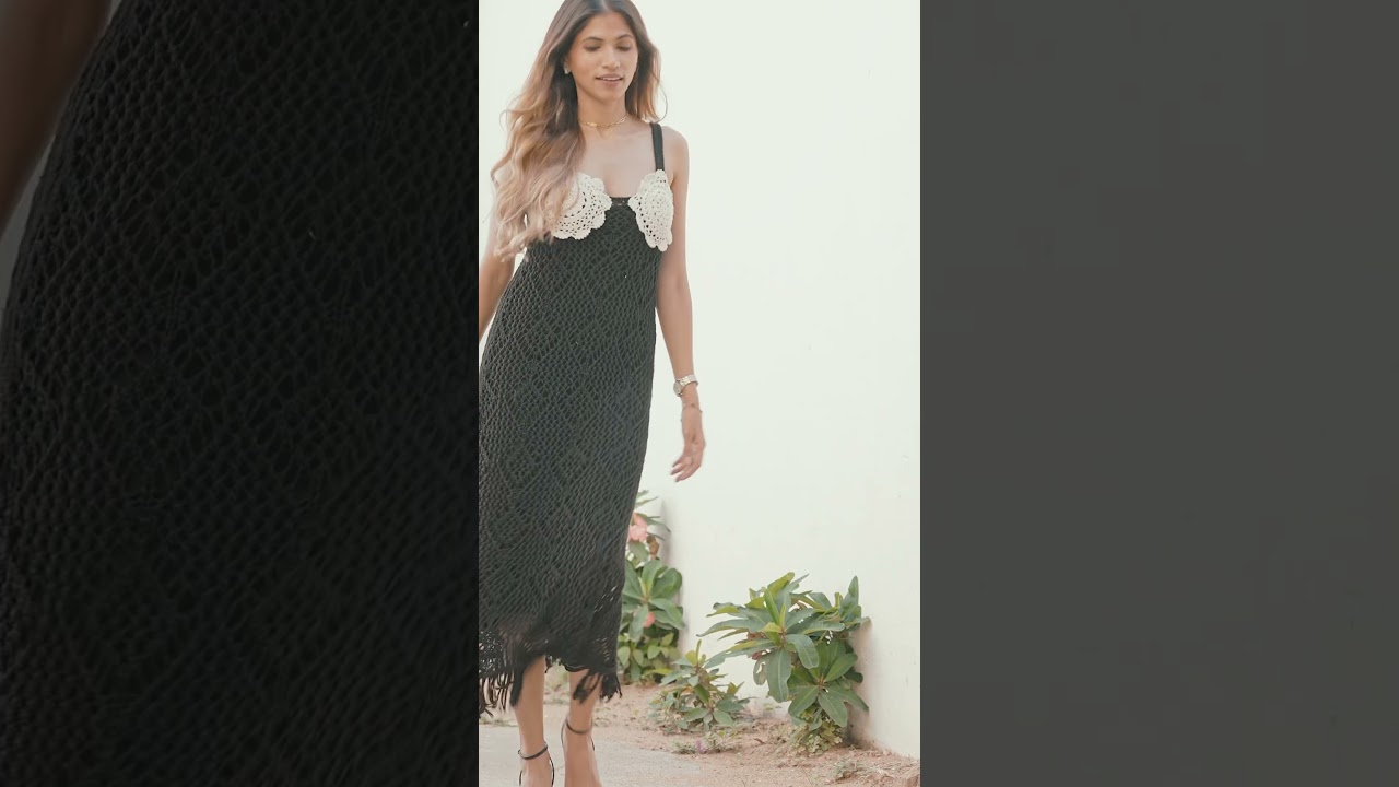 How To Style a Crochet Dress / Petite Fashion / Zara India #outfitideas