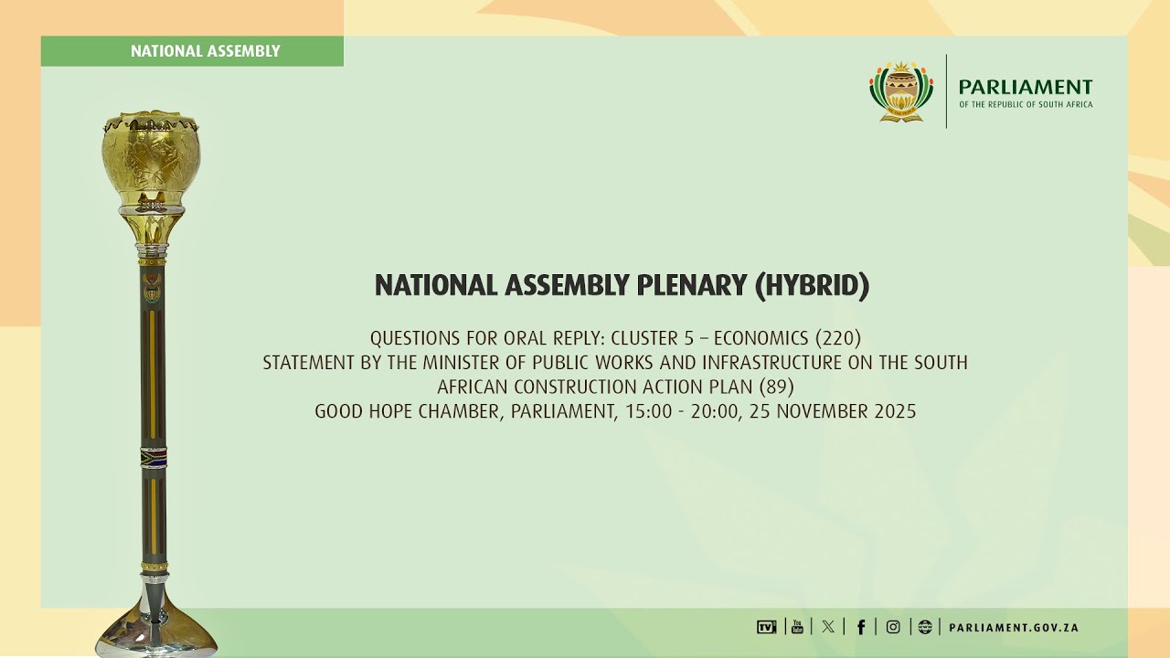 NATIONAL ASSEMBLY PLENARY, 26 November 2025