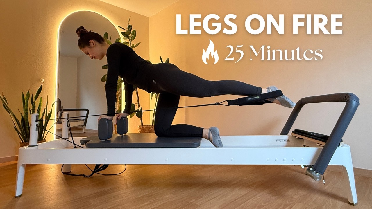 25-Min Reformer Pilates Leg & Booty Burn | Legs on Fire Flow