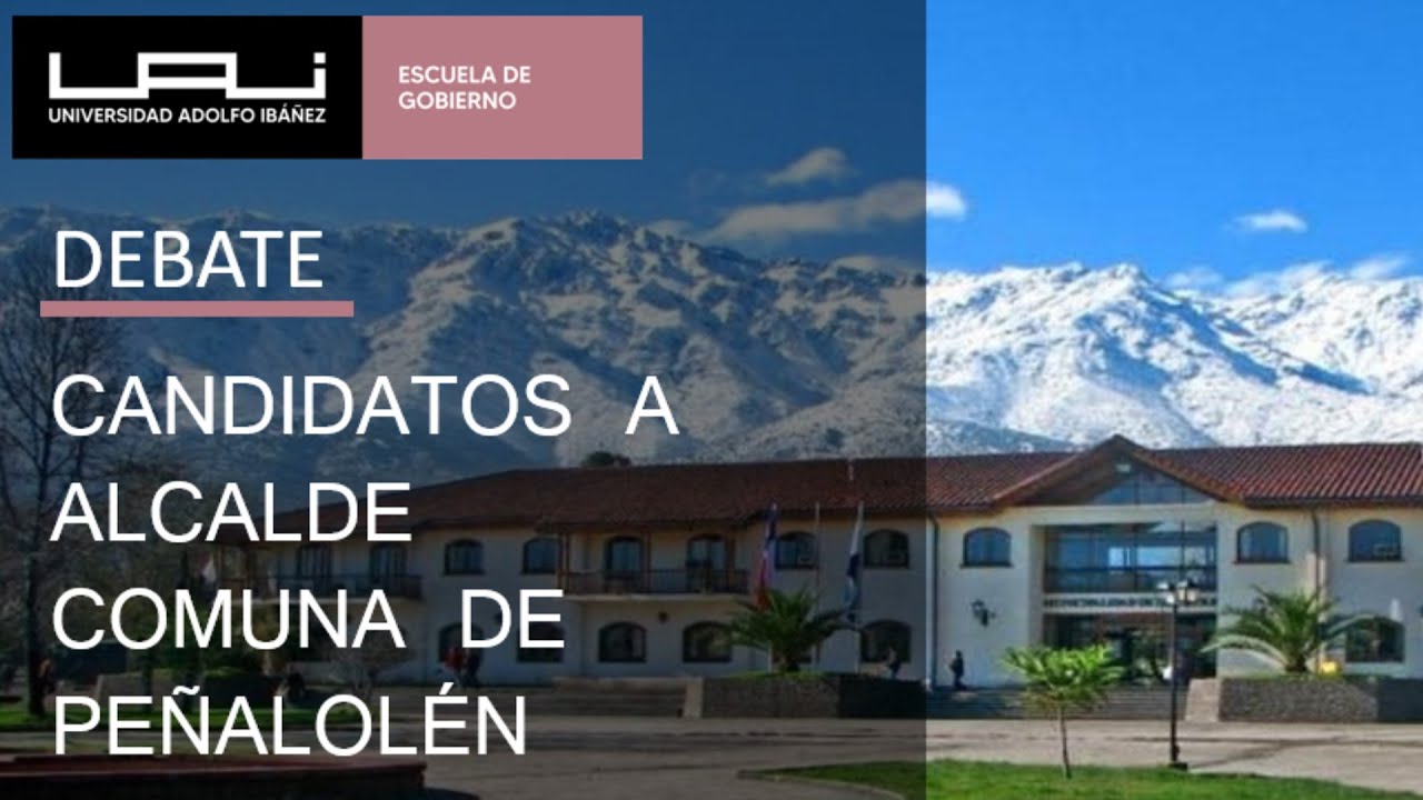 Debate candidatos a alcalde comuna de Peñalolén 2024