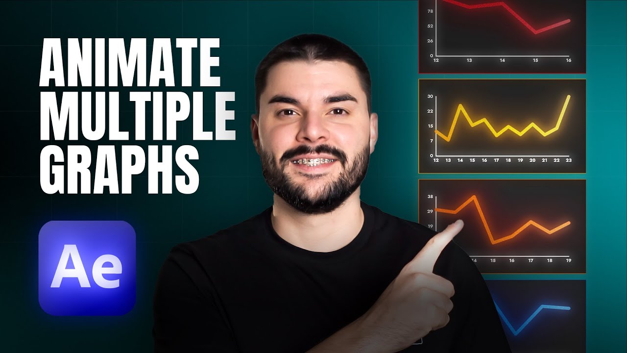 How I Animated 50 Line Graphs in 2 Minutes using After Effects