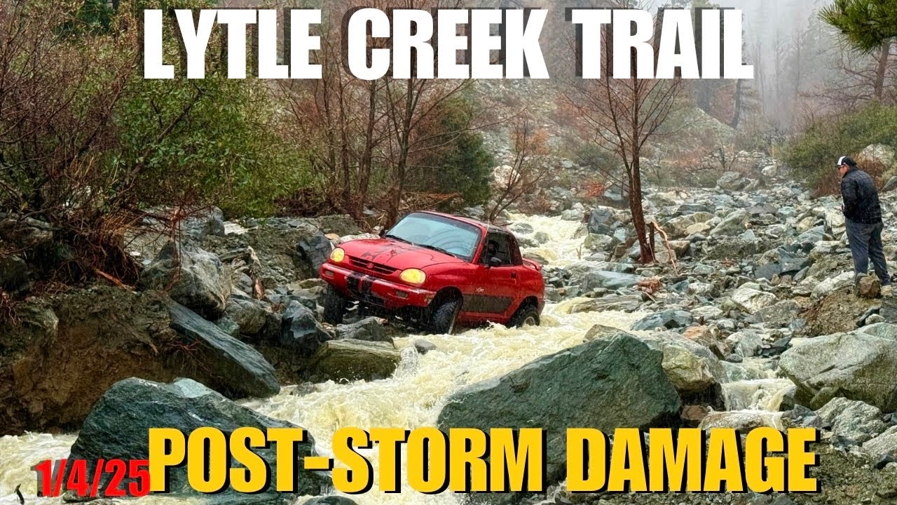 LYTLE CREEK OFF ROAD AFTER THE FLOODING | TRAIL COMPLETELY CHANGED 1/4/26