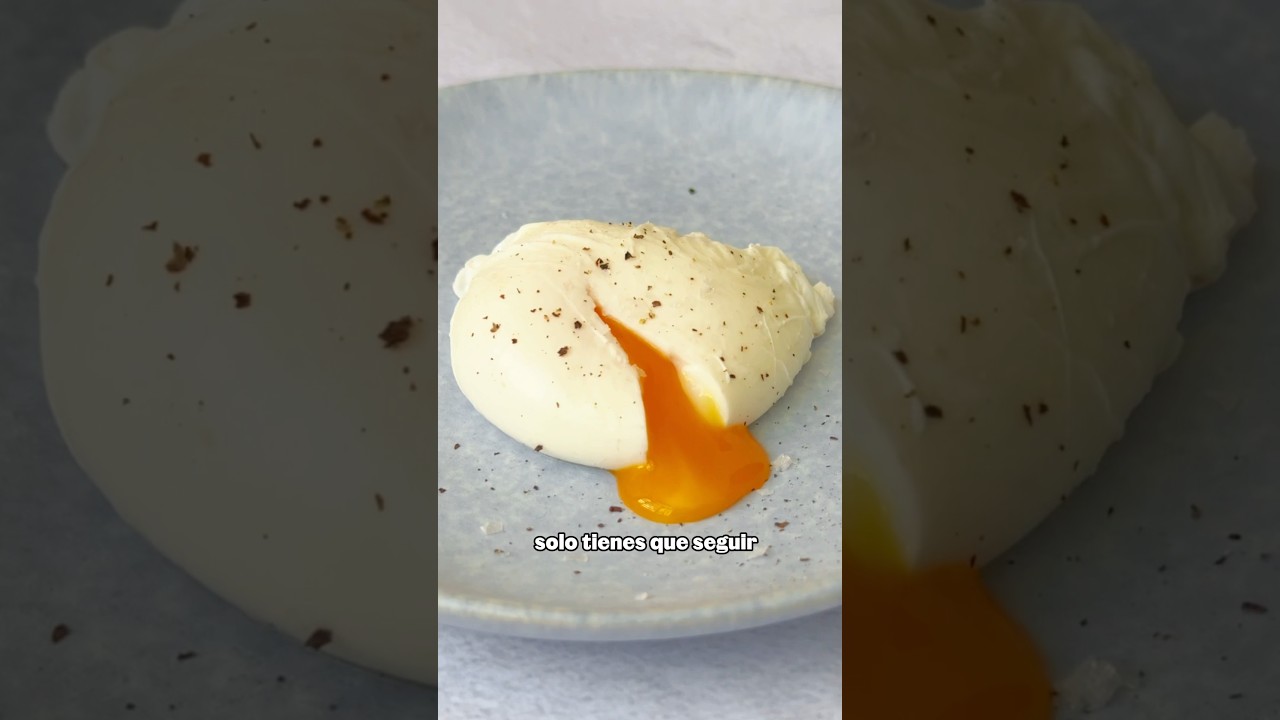 Te ense&ntilde;amos a hacer el HUEVO POCH&Eacute; para que quede PERFECTO 🍳 #tipsdecocina #huevopoche #huevos