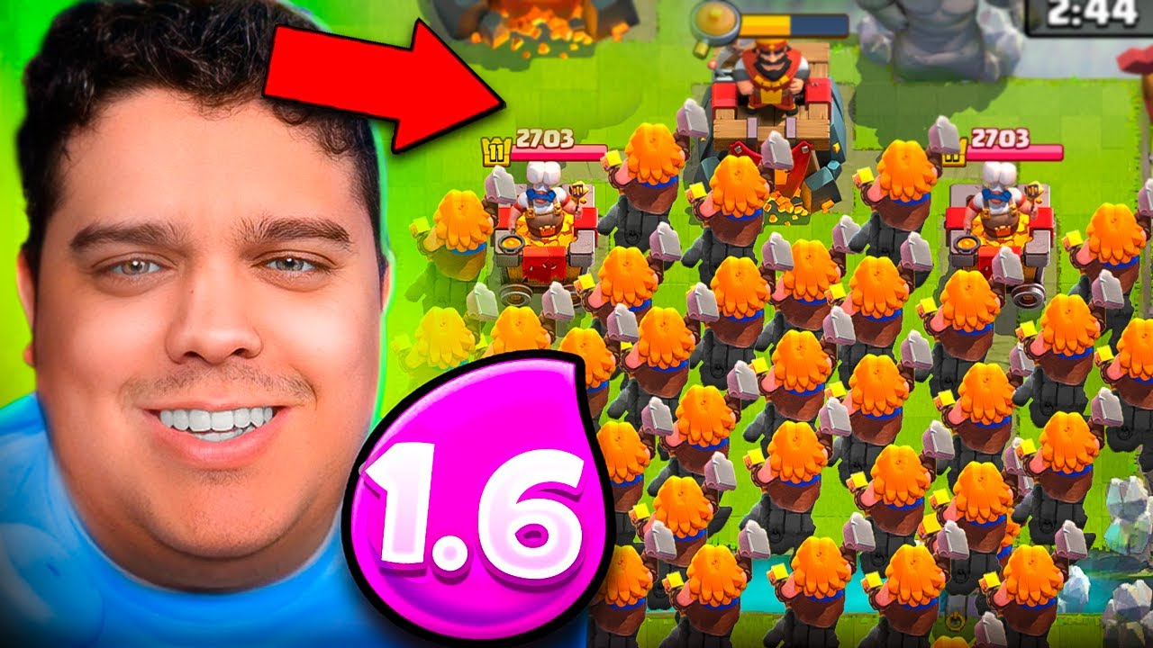 USEI O DECK 1.6 MAIS RAPIDO DE TODOS COM A NOVA CARTA GIGANTE DAS RUNAS!