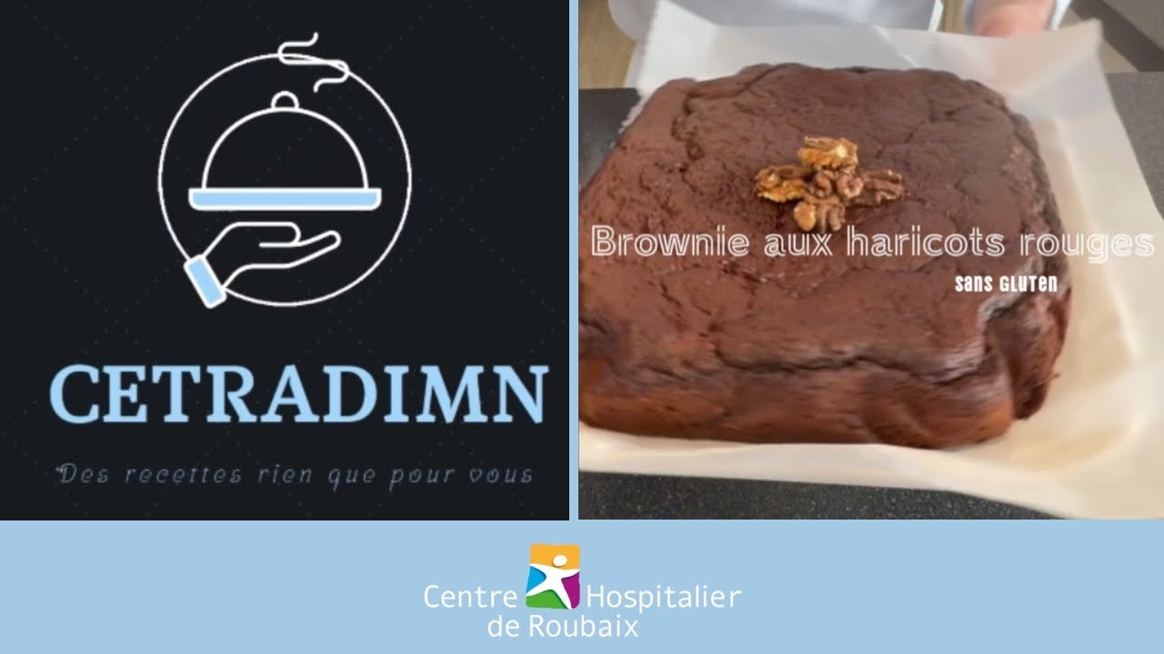 LES RECETTES DU CETRADIMN - VIDÉO 1 : Le brownie aux haricots rouges sans gluten