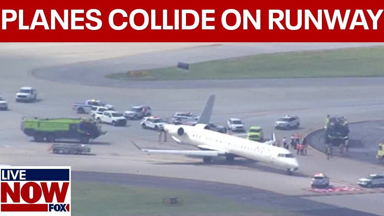 Two planes collide on runway at Atlanta Airport  | LiveNOW from FOX