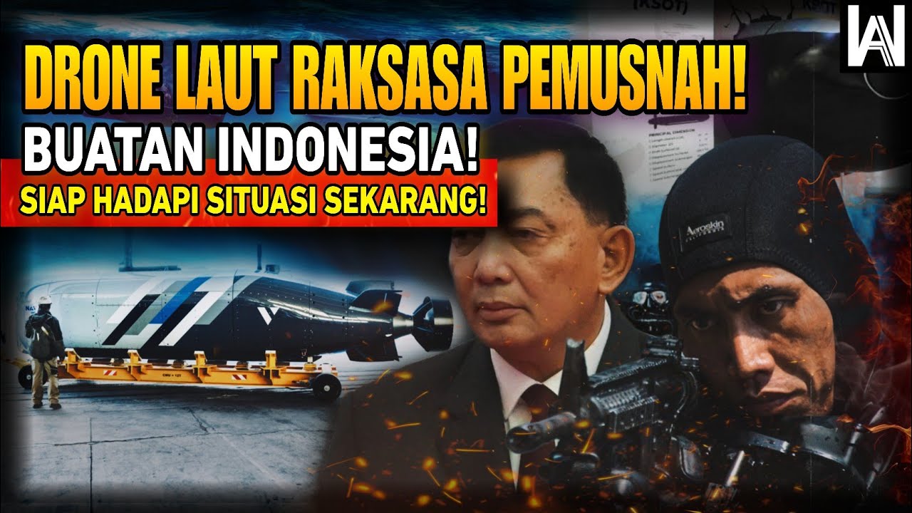 SIAP GEMPUR HABIS LAWAN‼️PENGUASA BAWAH LAUT INDONESIA‼️KSOT | DRONE LAUT  PERTAMA BUATAN INDONESIA🔥
