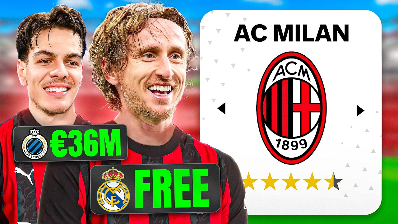 I Rebuild AC MILAN With Their NEW TRANSFERS!