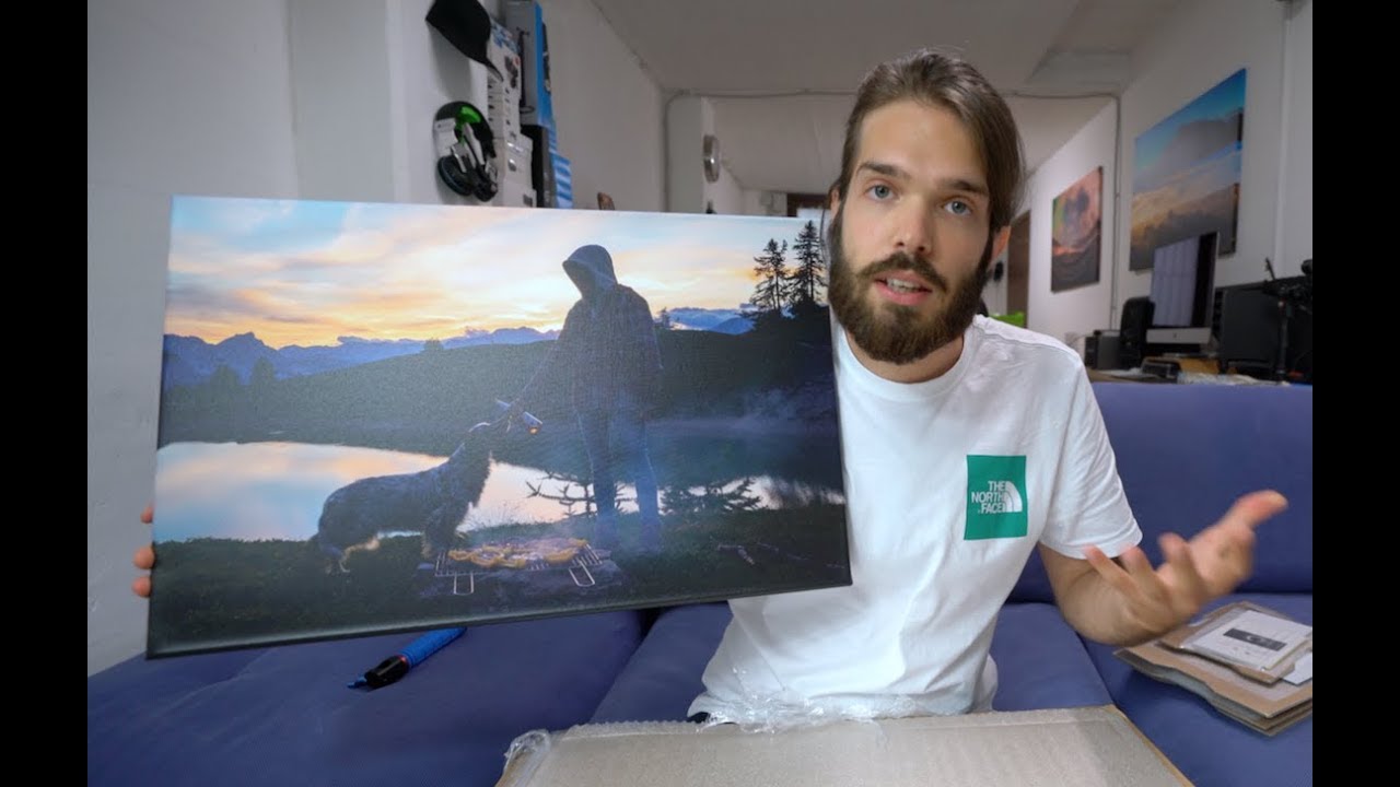 ho stampato dei fotoquadri con diversi materiali