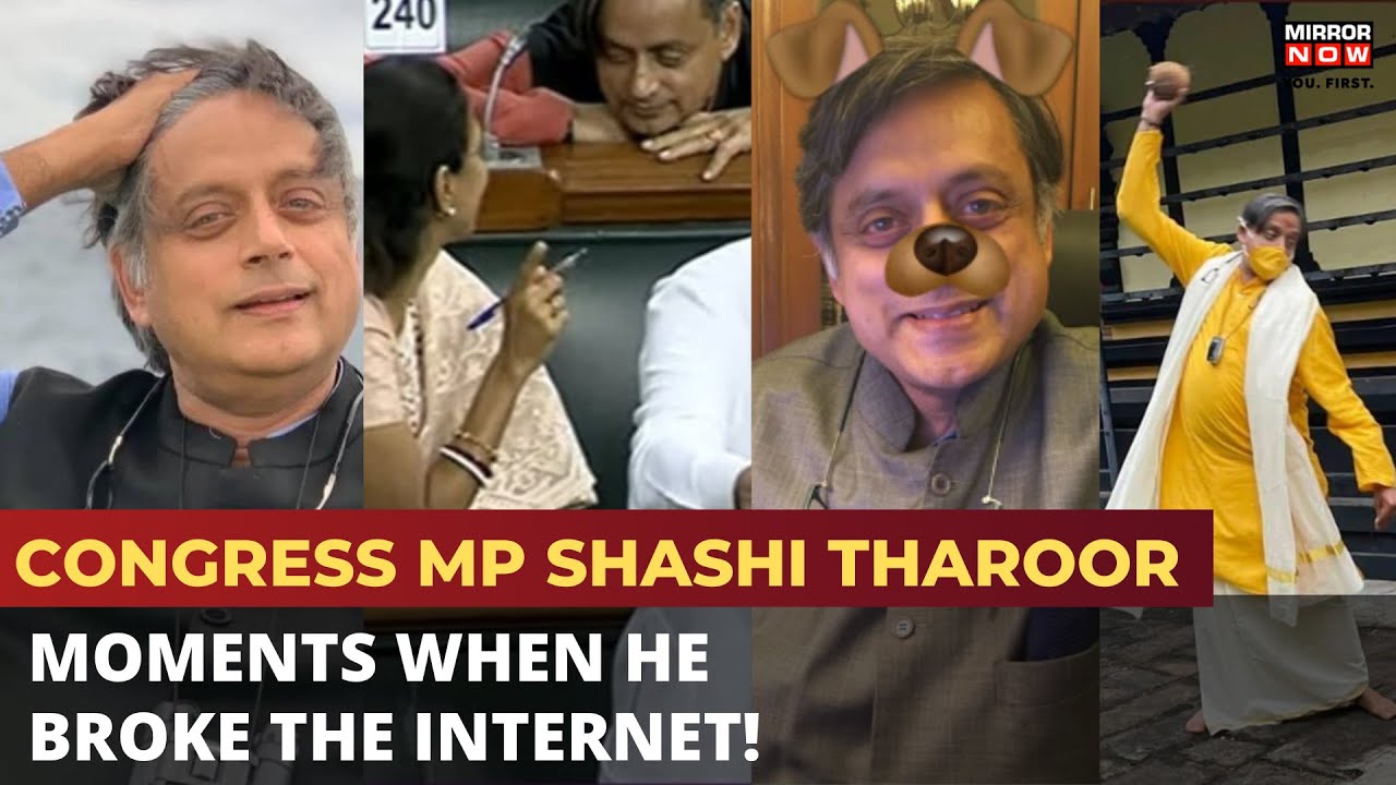 Shashi Tharoor | Best Internet Moments of the Congress MP | Shashi Tharoor Best Moments