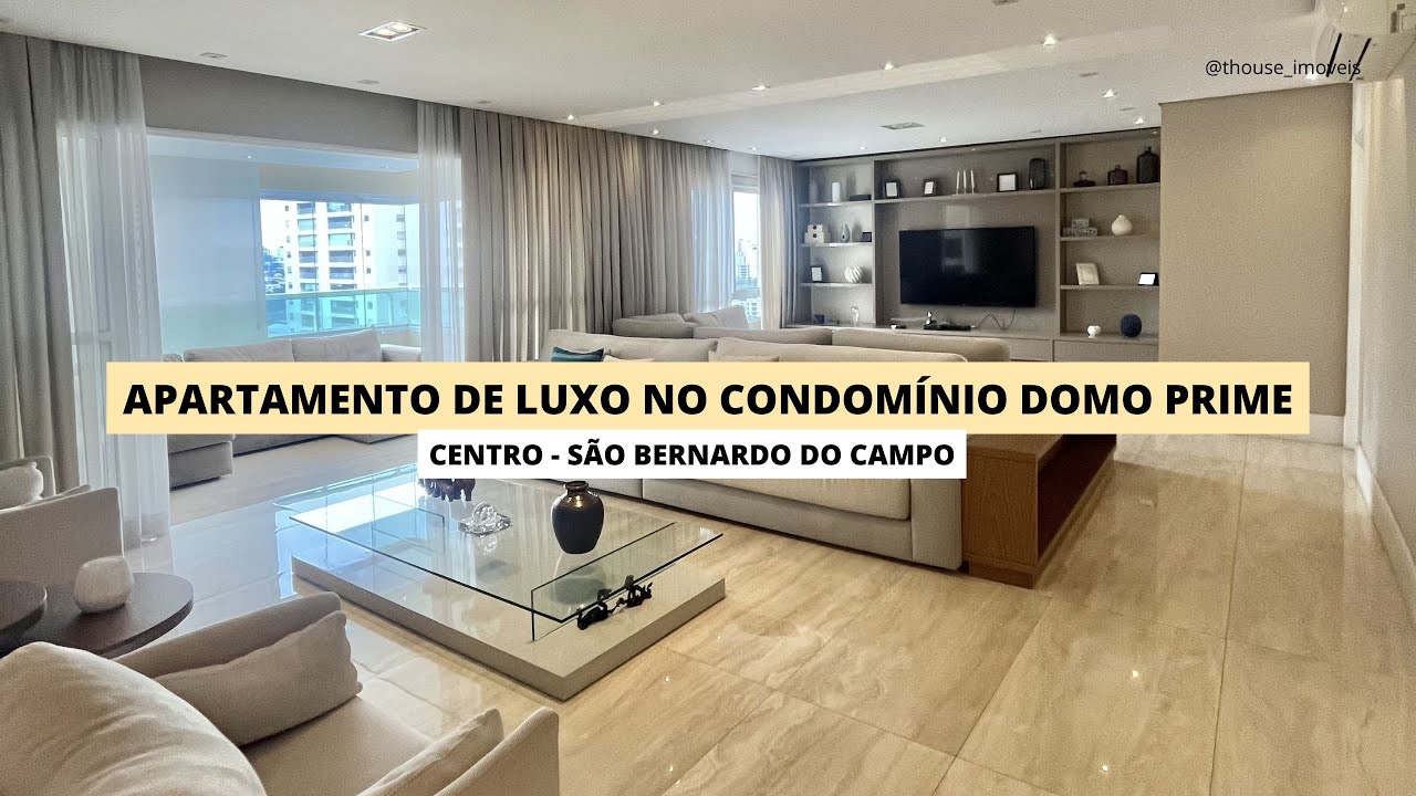 APARTAMENTO DE LUXO À VENDA NO CONDOMÍNIO DOMO PRIME EM SÃO BERNARDO DO CAMPO